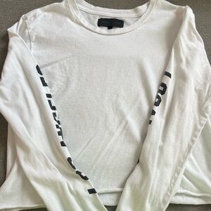 Kendall + Kylie White long sleeve